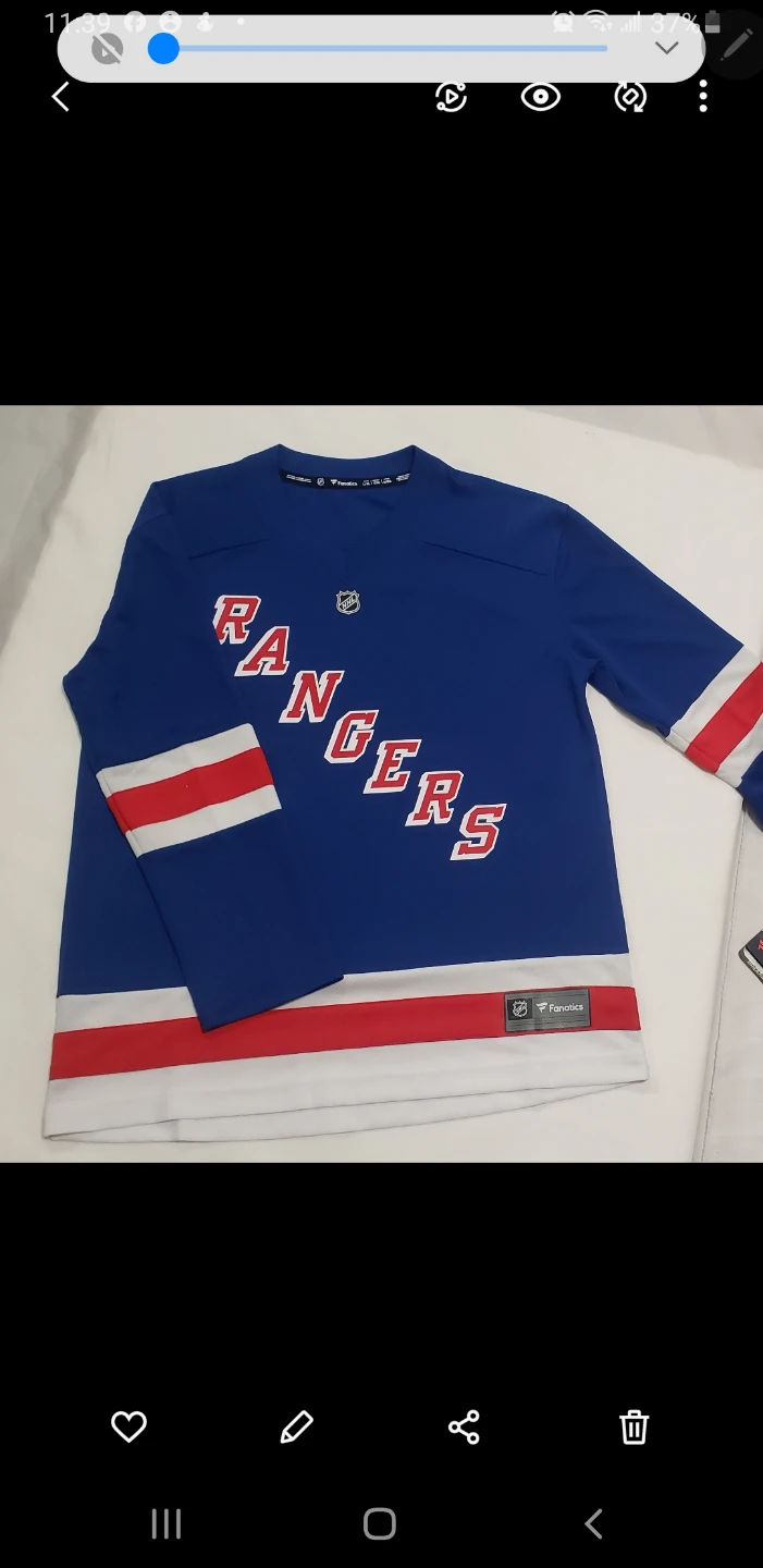 Brand new Rangers NHL Mens Shirt Size L - photo 2