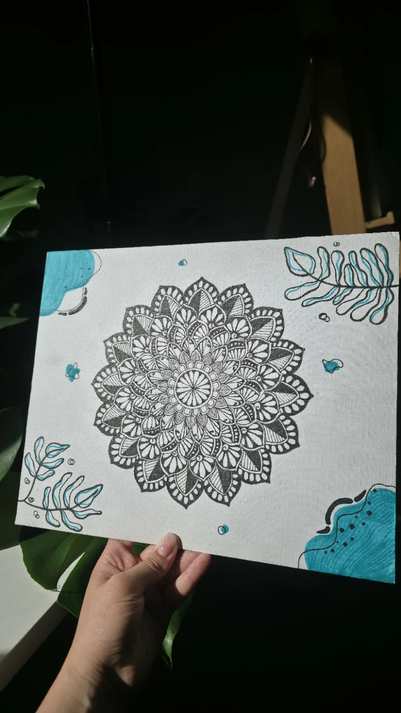 Hand-drawn Mandala original Art - photo 4