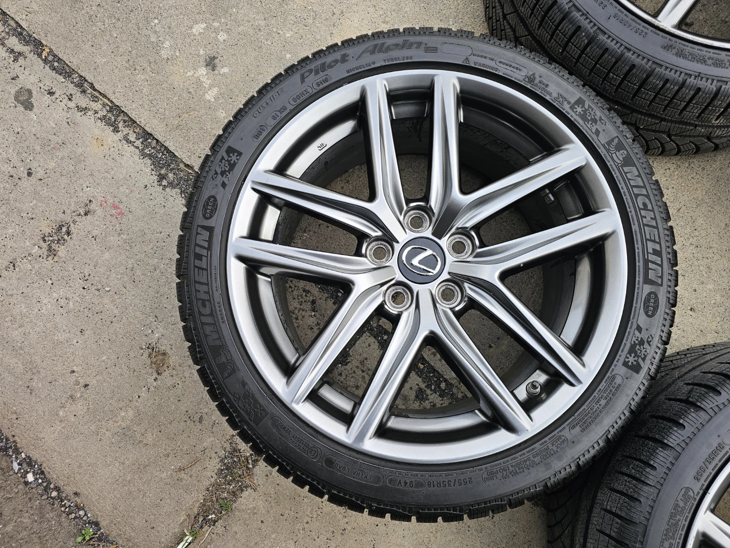 LEXUS IS, ES O.E.M RIMS AND WINTER TIRES - photo 2