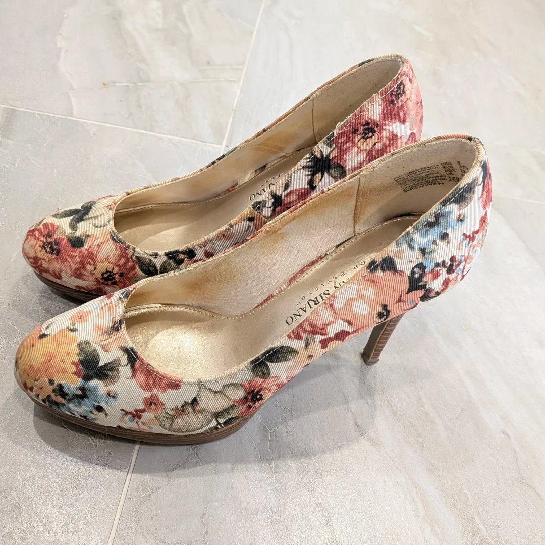 Christian Siriano Floral Heels - photo 2