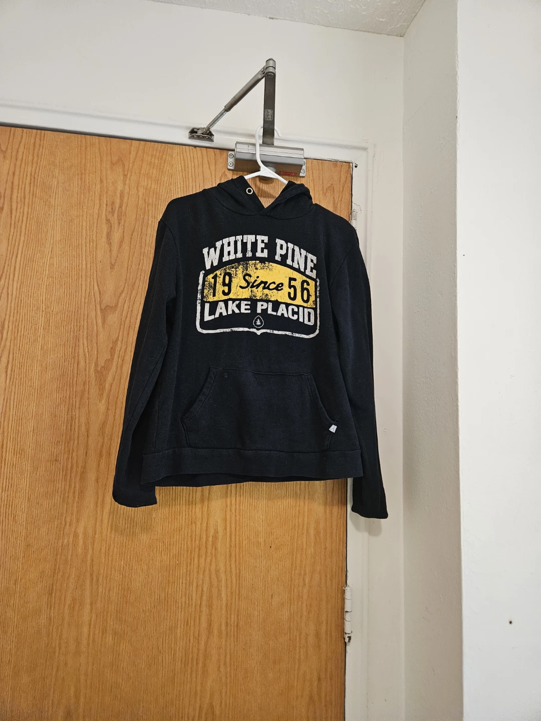 Black White Pine Lake Placid Hoodie