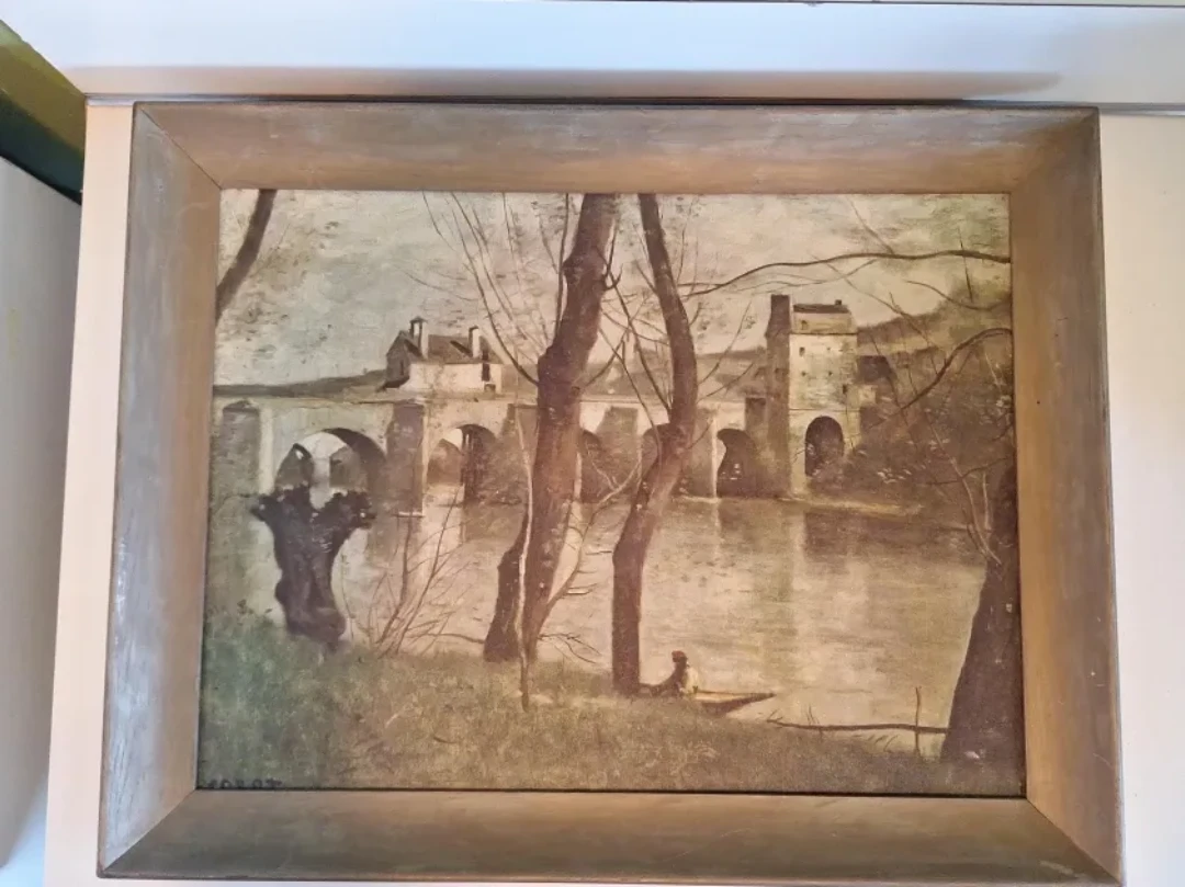 Vintage Framed Painting  by Corot - photo 2