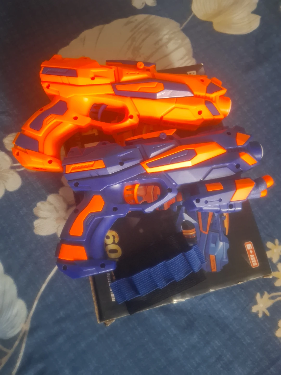 Baiksin Frost Nova Hand Pulled Soft Projectile Gun Set