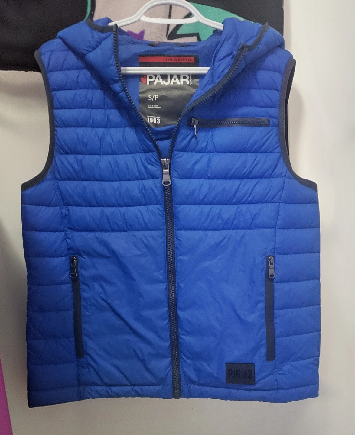 Pajar Blue Puffer Vest Size S/P
