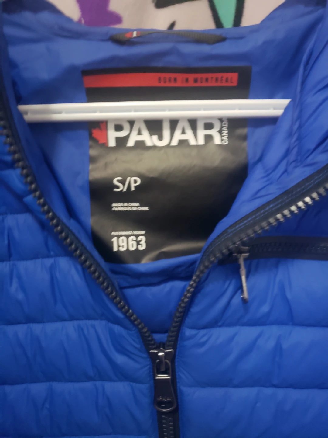 Pajar Blue Puffer Vest Size S/P - photo 3