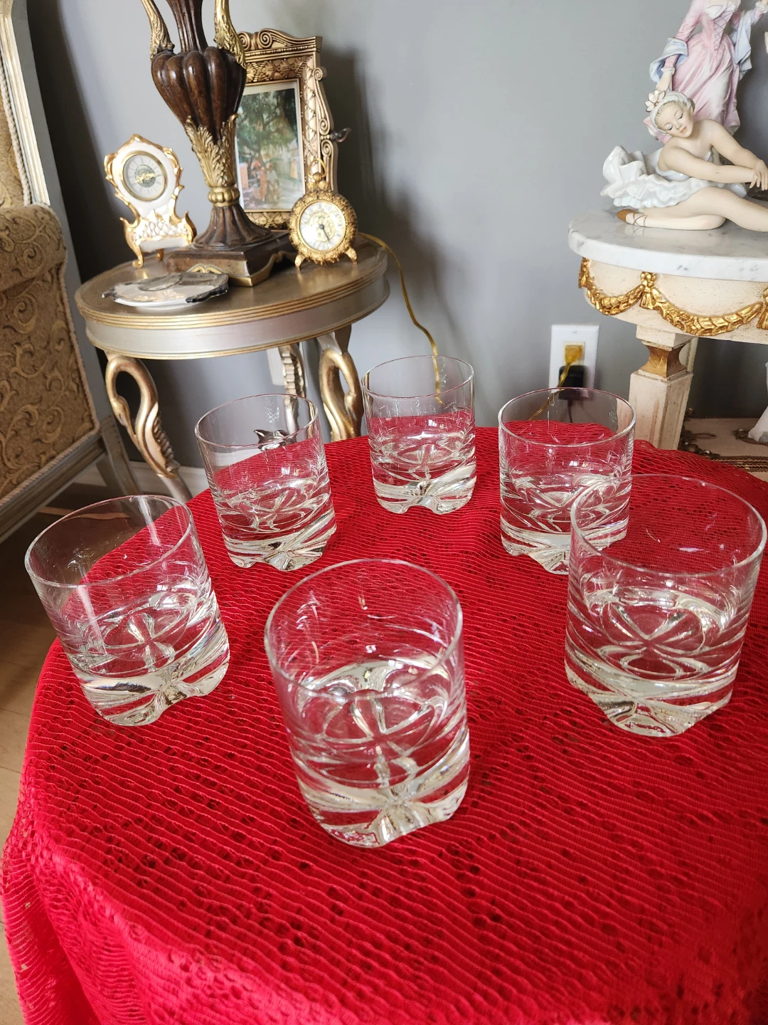 Set of 6 Clear Glass Tumblers - photo 3