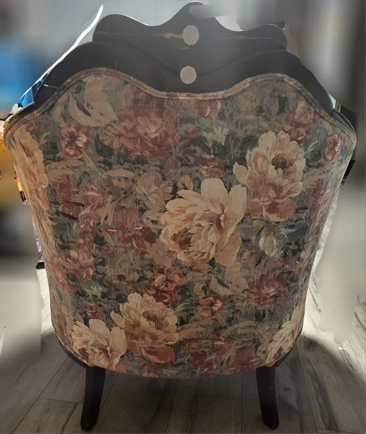 Vintage Floral Accent Chair - photo 3