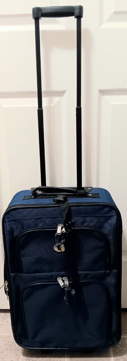 🛫Navy Blue Rolling 2 Wheels Suitcase🛬 - photo 4