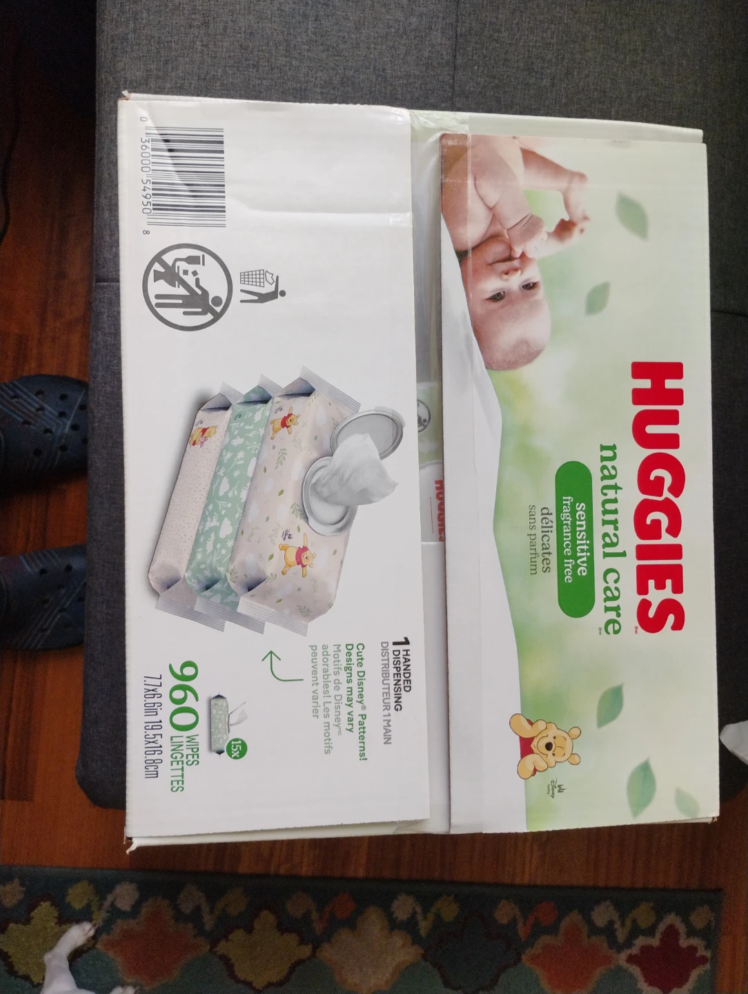 Brand New Huggies Natural Care Sensitive Wipes - 960 count - photo 2