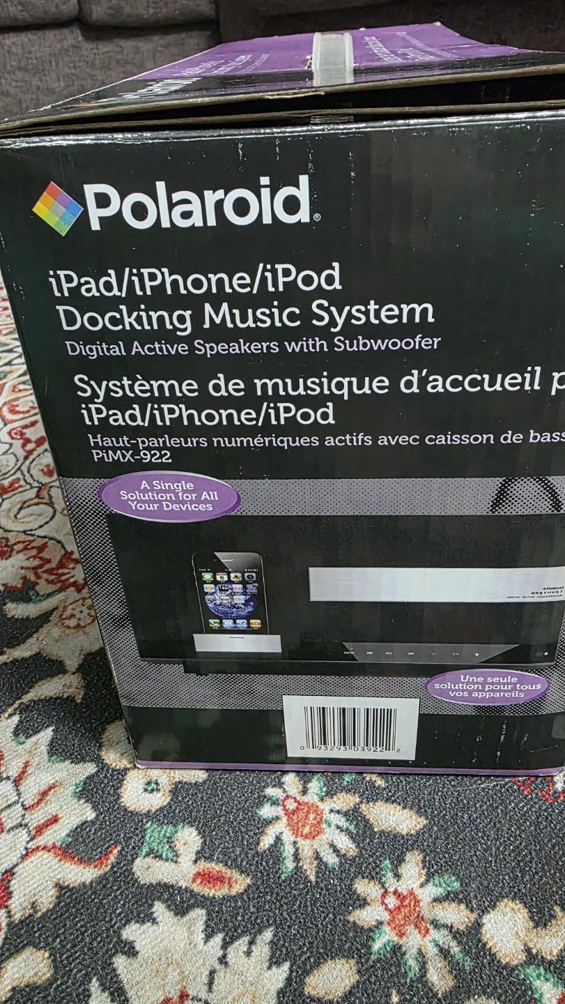 Polaroid iPad/iPhone/iPMusic System Subwoofer PIMX-922 - photo 3