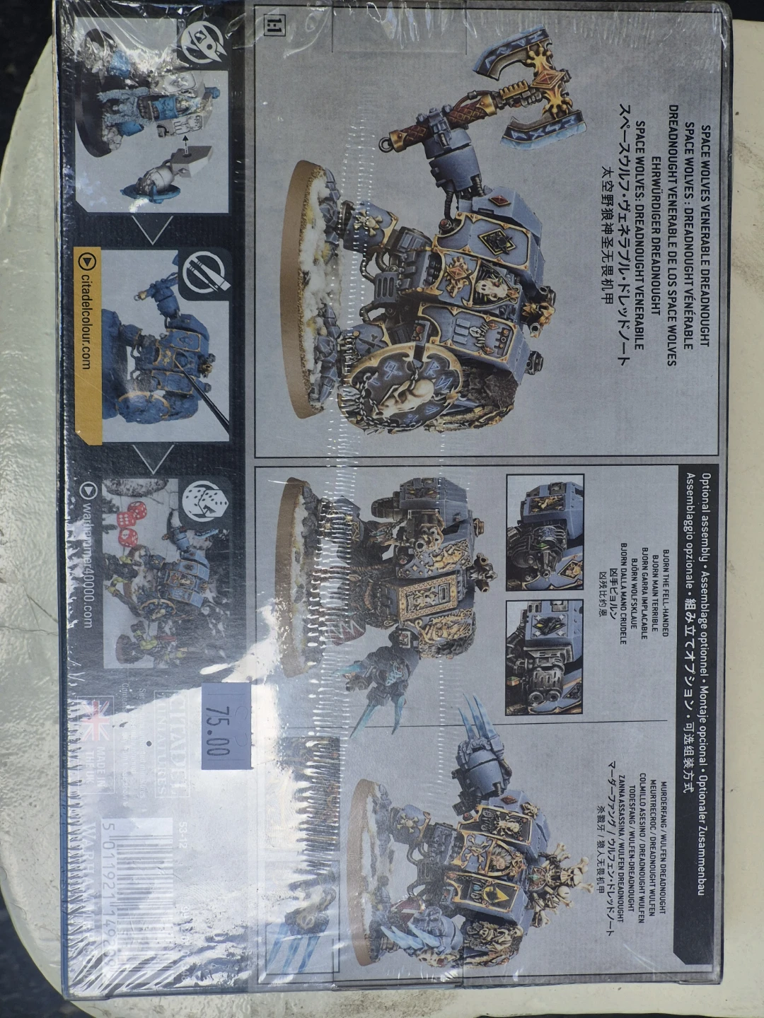 Warhammer 40,000 Space Wolves Venerable Dreadnought Model Kit - photo 2
