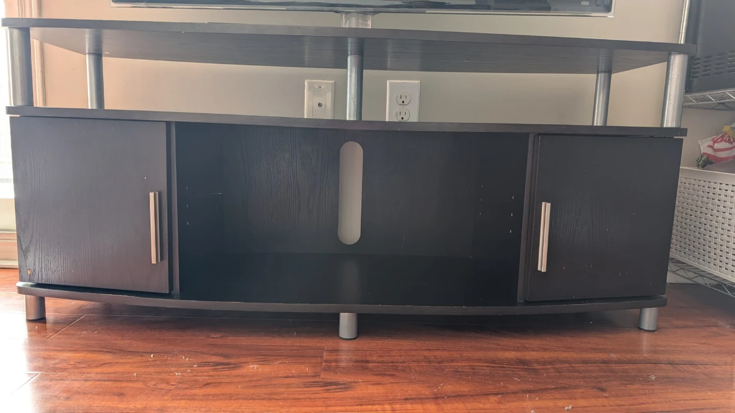 Dark Wood Entertainment Stand(TV stand)
