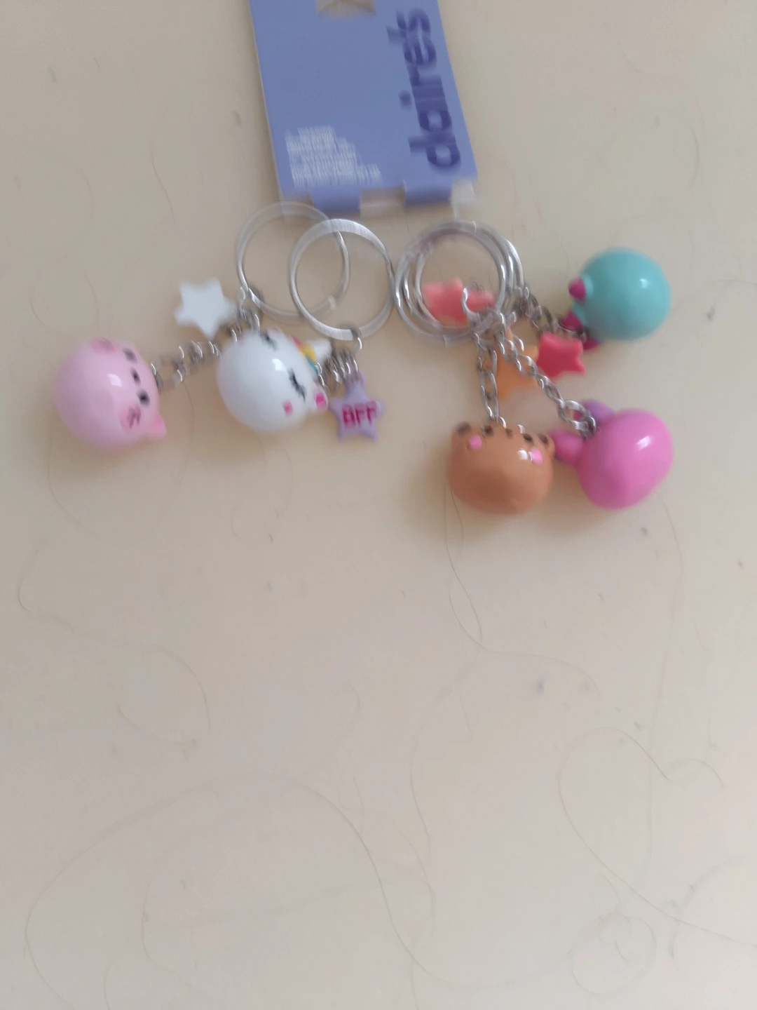 Claire's Kawaii Charms Keychain Set
