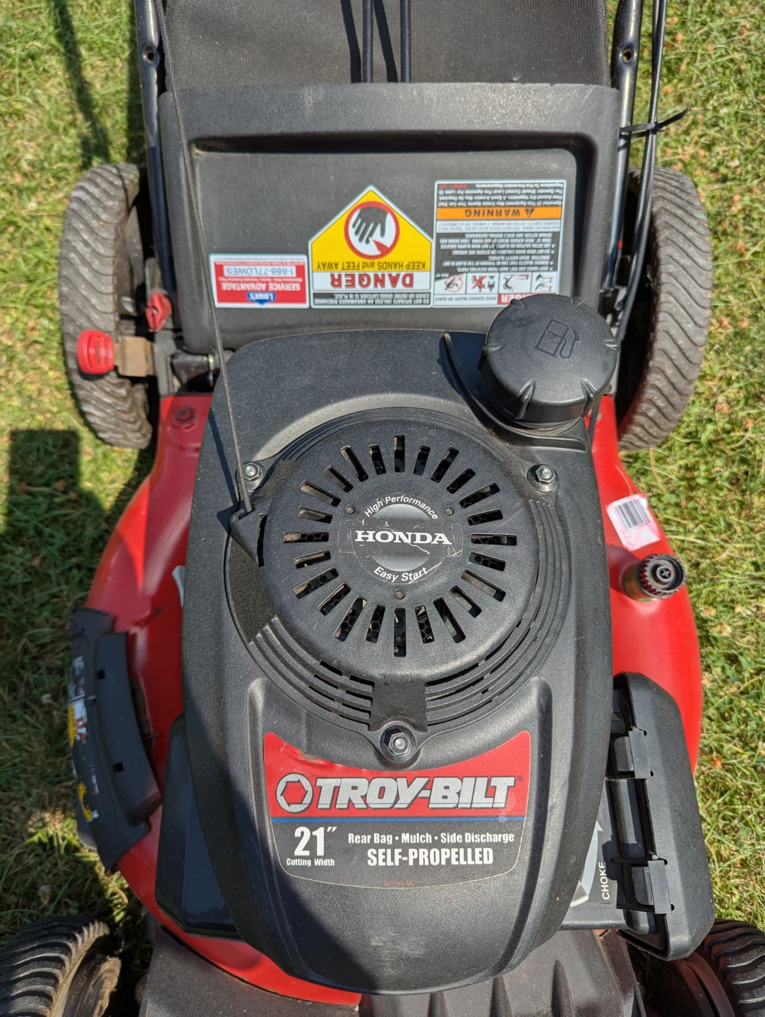 Troy-Bilt 21" Self-Propelled Lawn Mower - photo 5