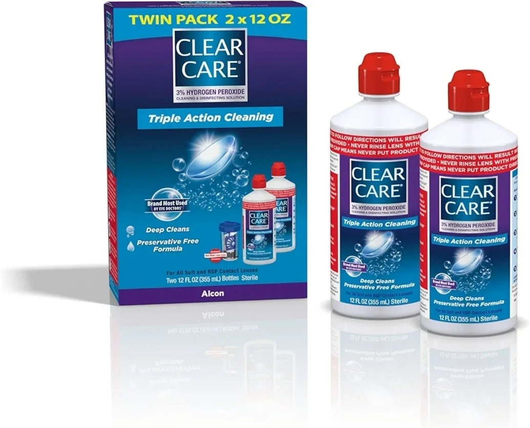 Clear Care Plus Cleaning Solution Twin Pack - 2 x 12 Oz - photo 4