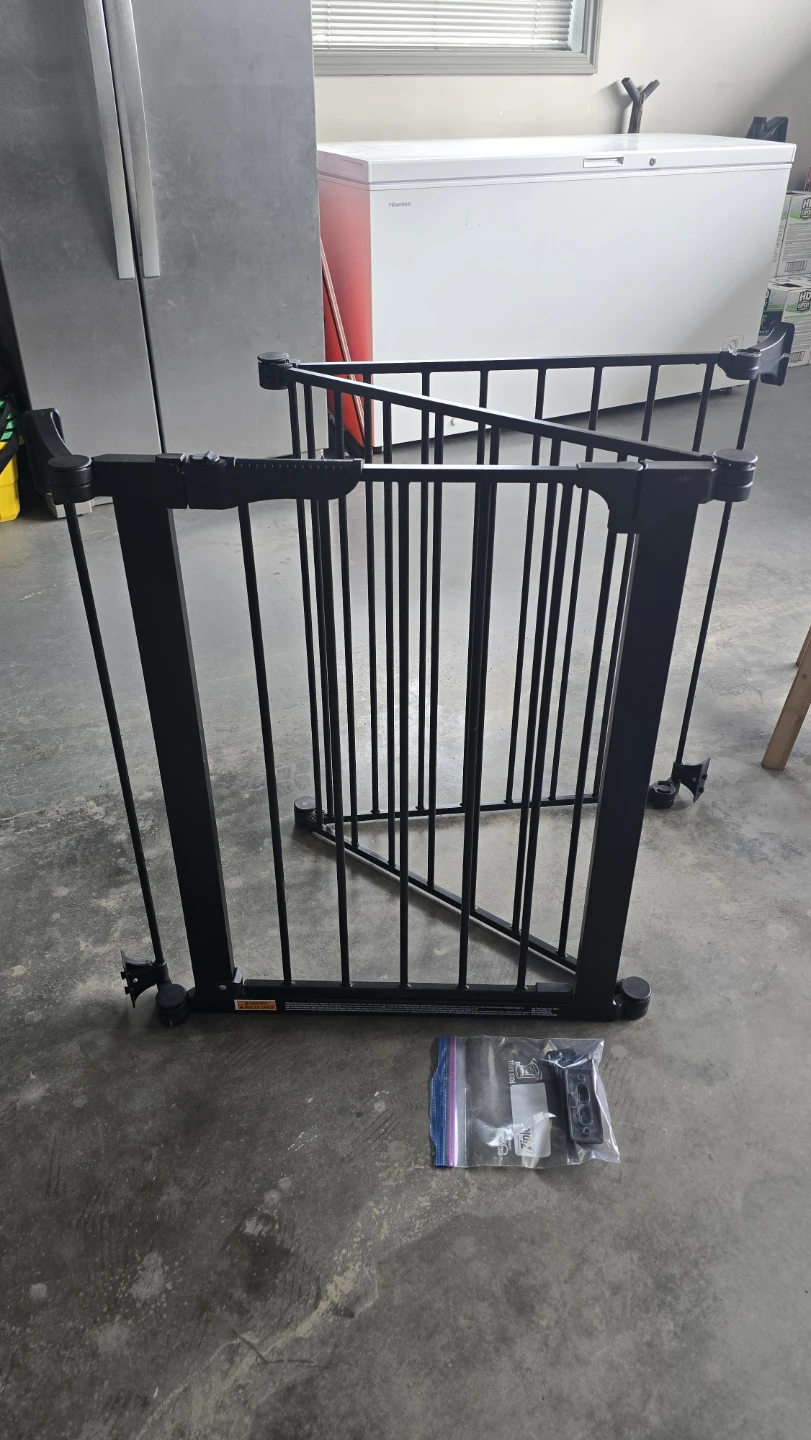 Black Metal Safety Gate