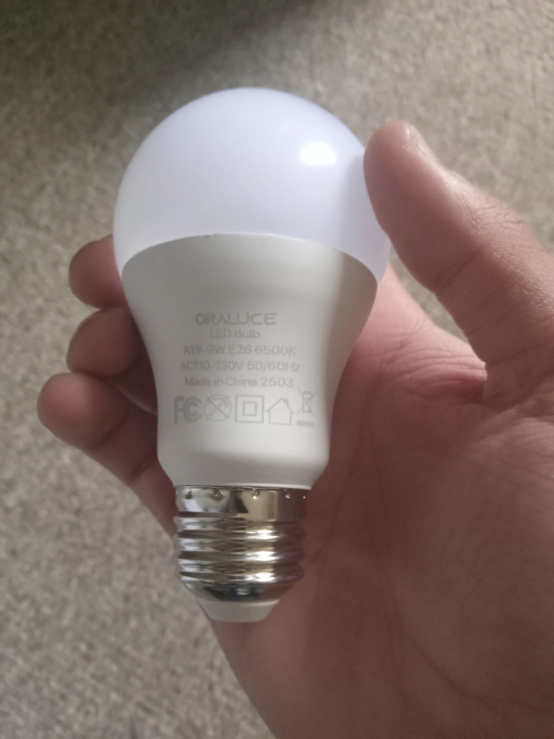 ORALUCE A19-9W LED Bulb 6500K - photo 2