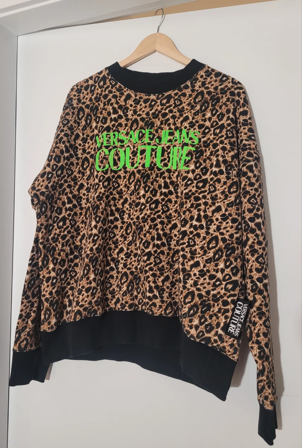 XL - Authentic Versace Jeans Couture Leopard Print Sweater - photo 2