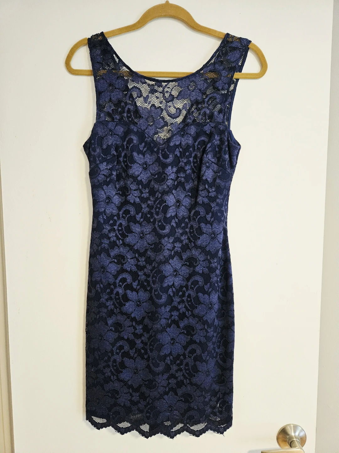 Guess Blue Lace Dress Size 4 - photo 2