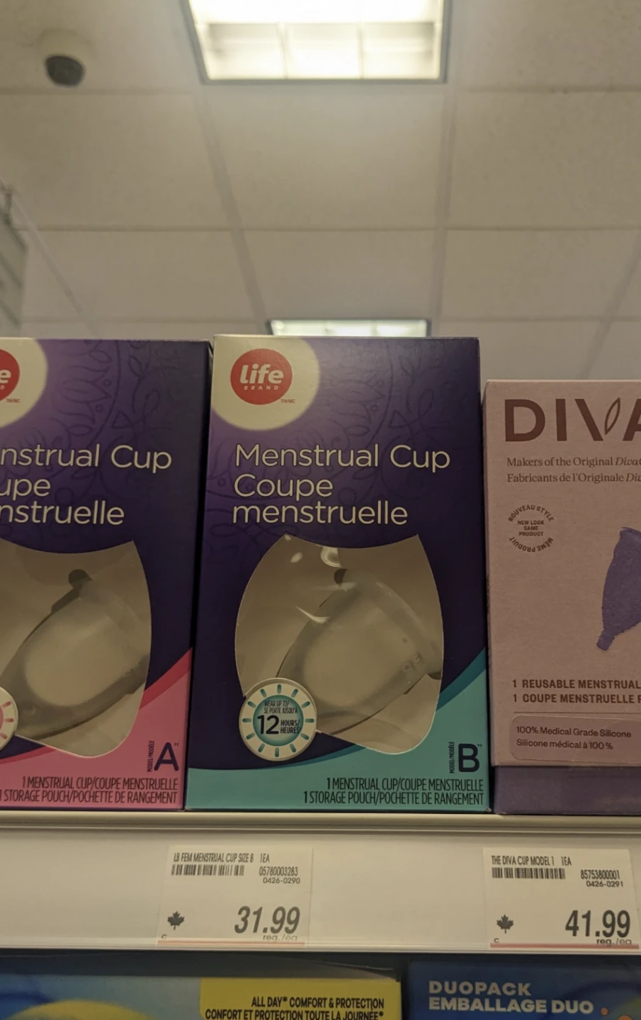 DivaCup Wash and Life Brand Menstrual Cup