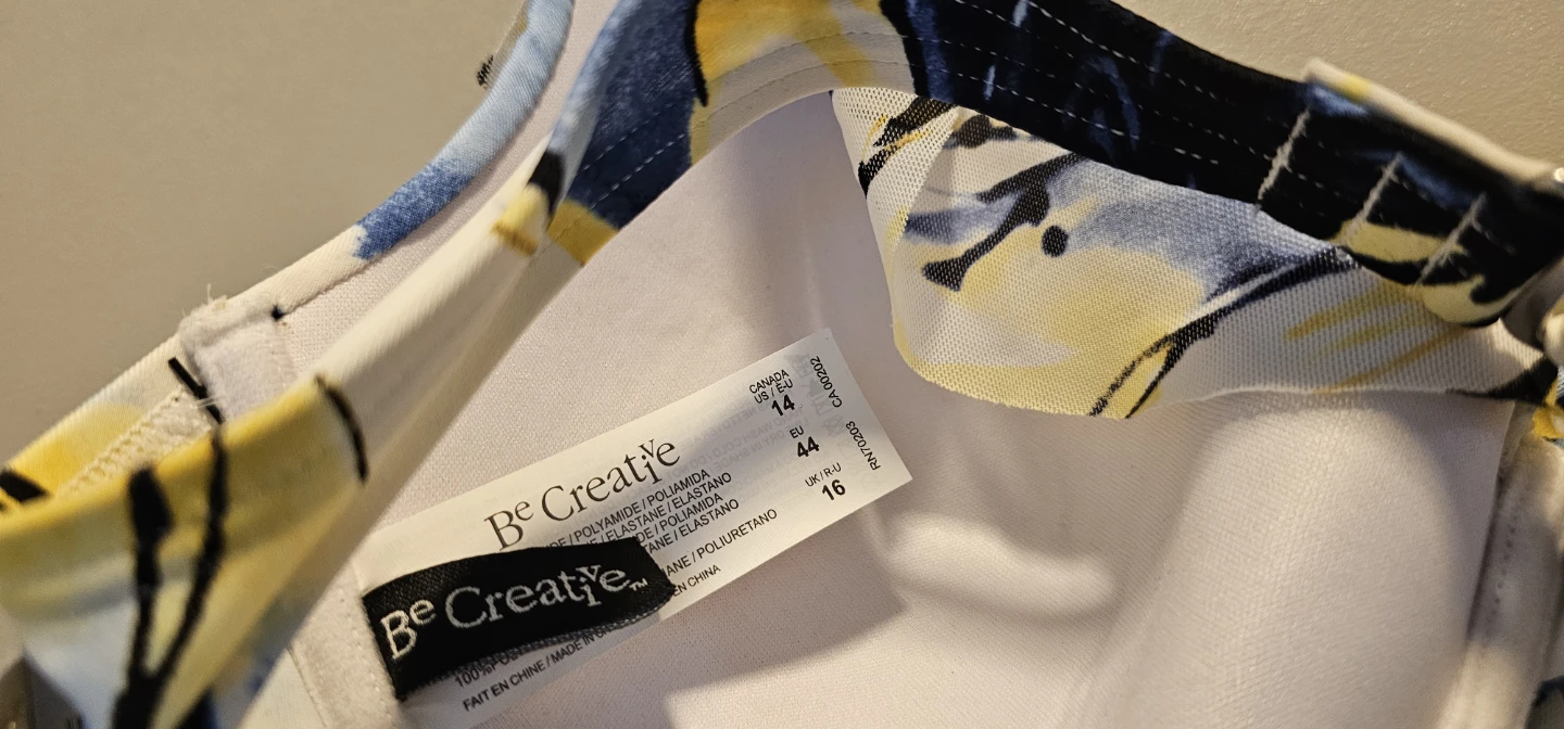 Be Creative Swim Bikini Top - Size 14 - photo 3