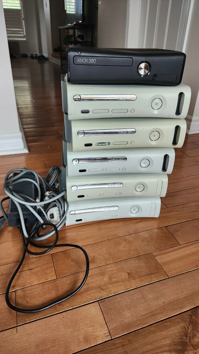 Xbox 360 Consoles and Racing Wheel Bundle