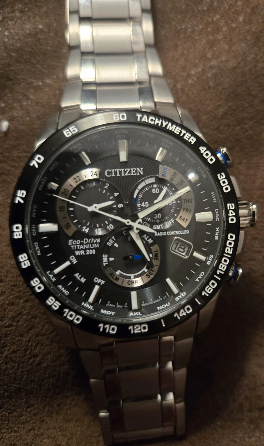 Citizen Eco-Drive Titanium WR200 Radio Controlled Watch