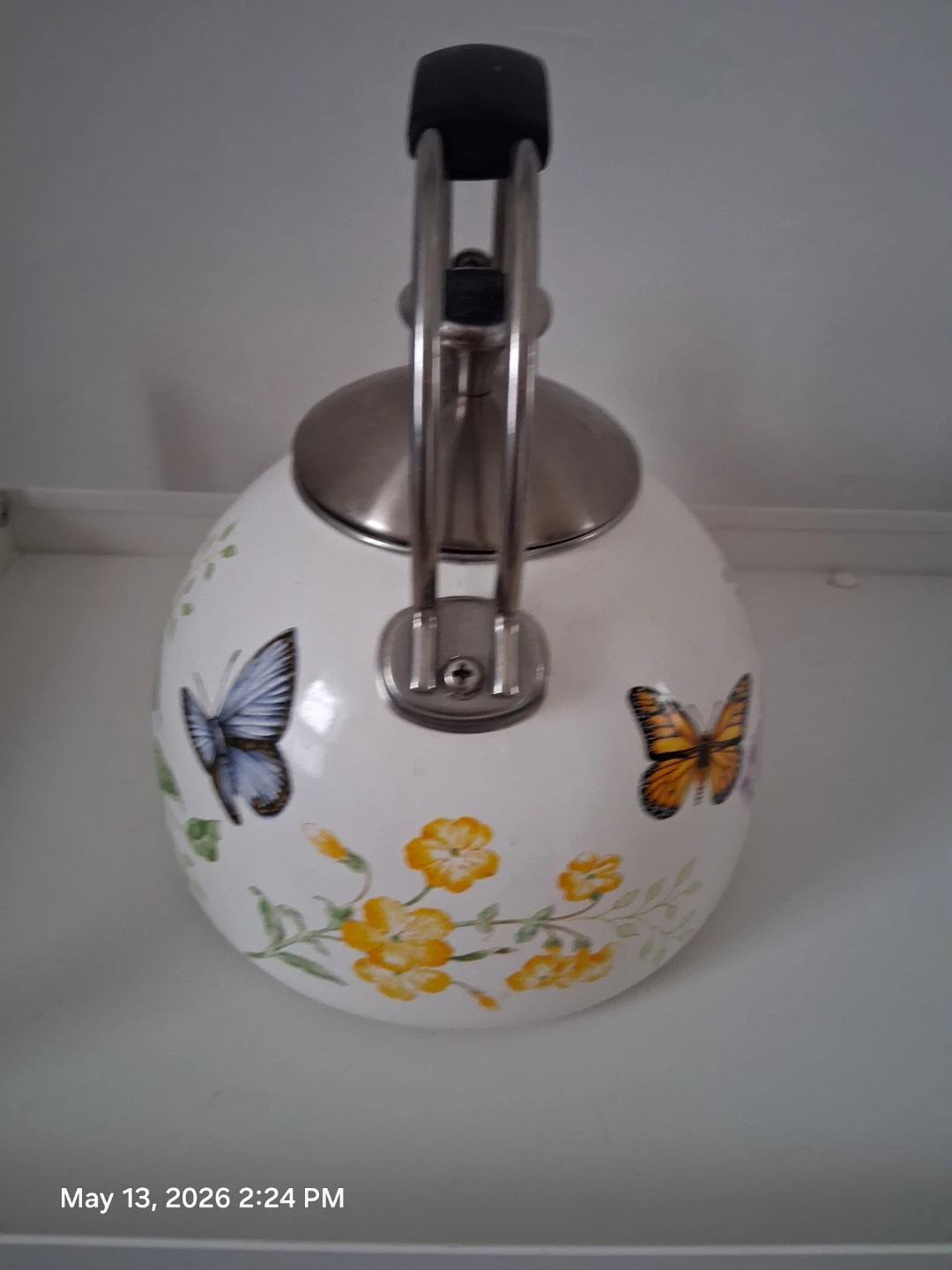 Lenox Floral and Butterfly Kettle - photo 2
