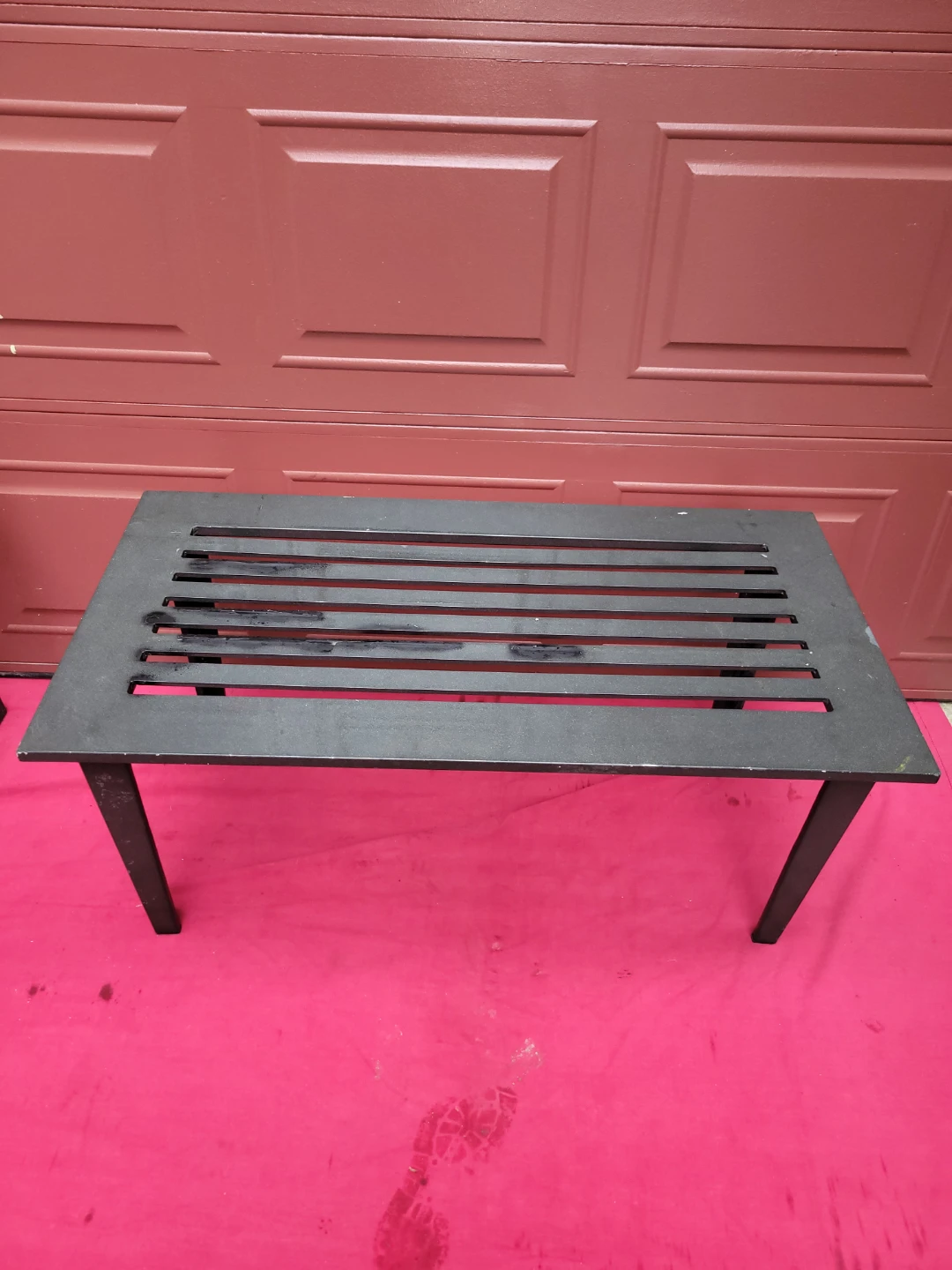 Patio loveseat Bench & Coffee Table Set - photo 3