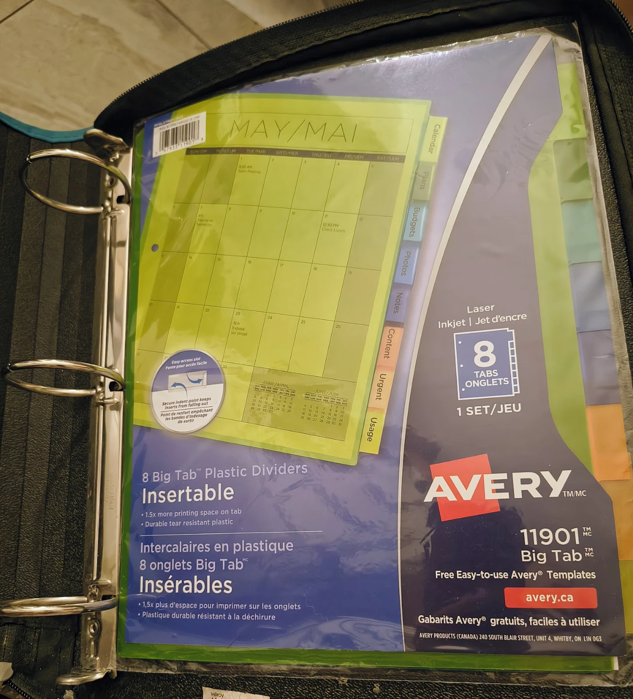 Five Star 3-Ring Zippered Binder with Free Dividers - photo 5