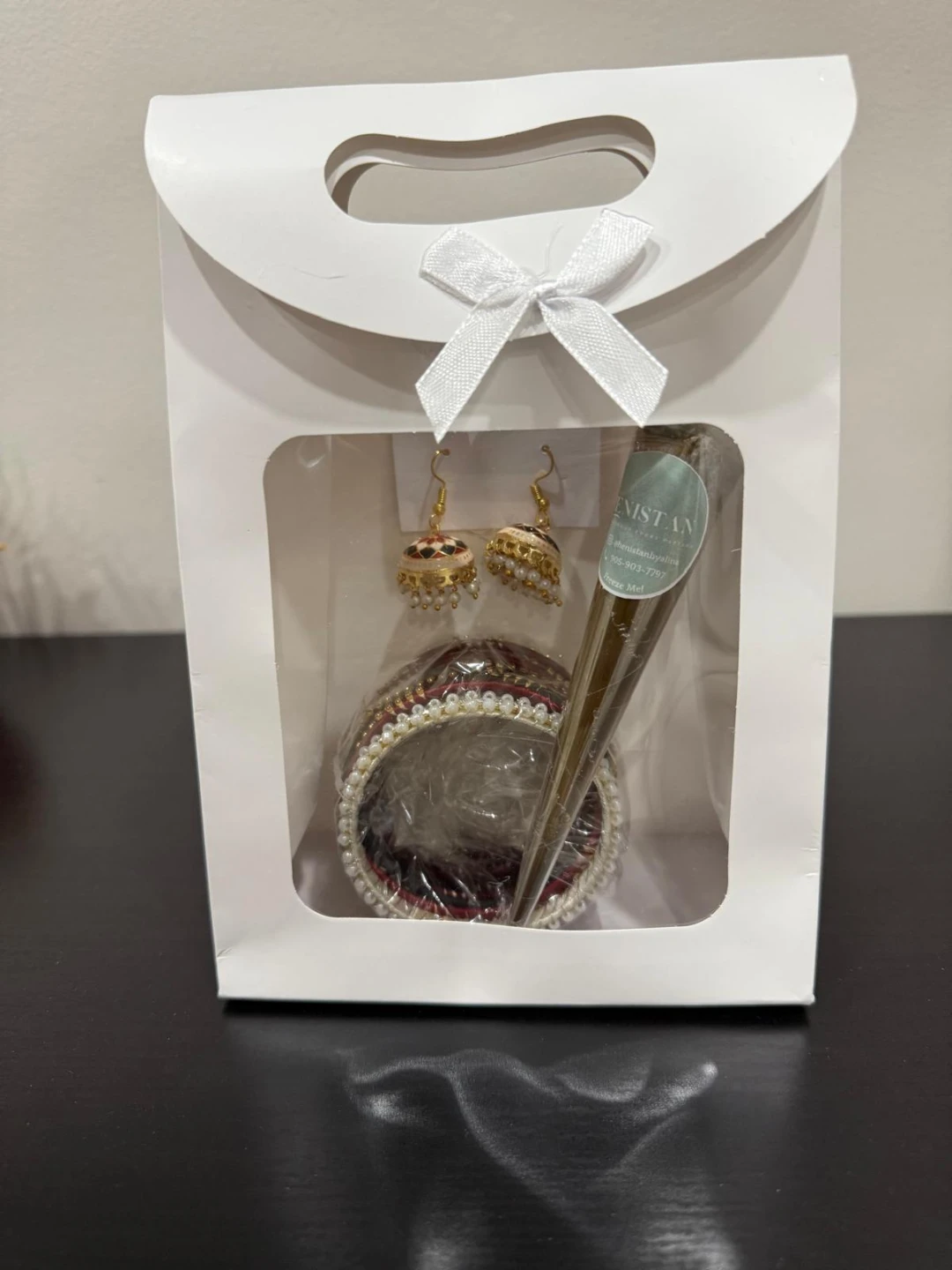 Mehndi Jewelry Set with Henna Cone