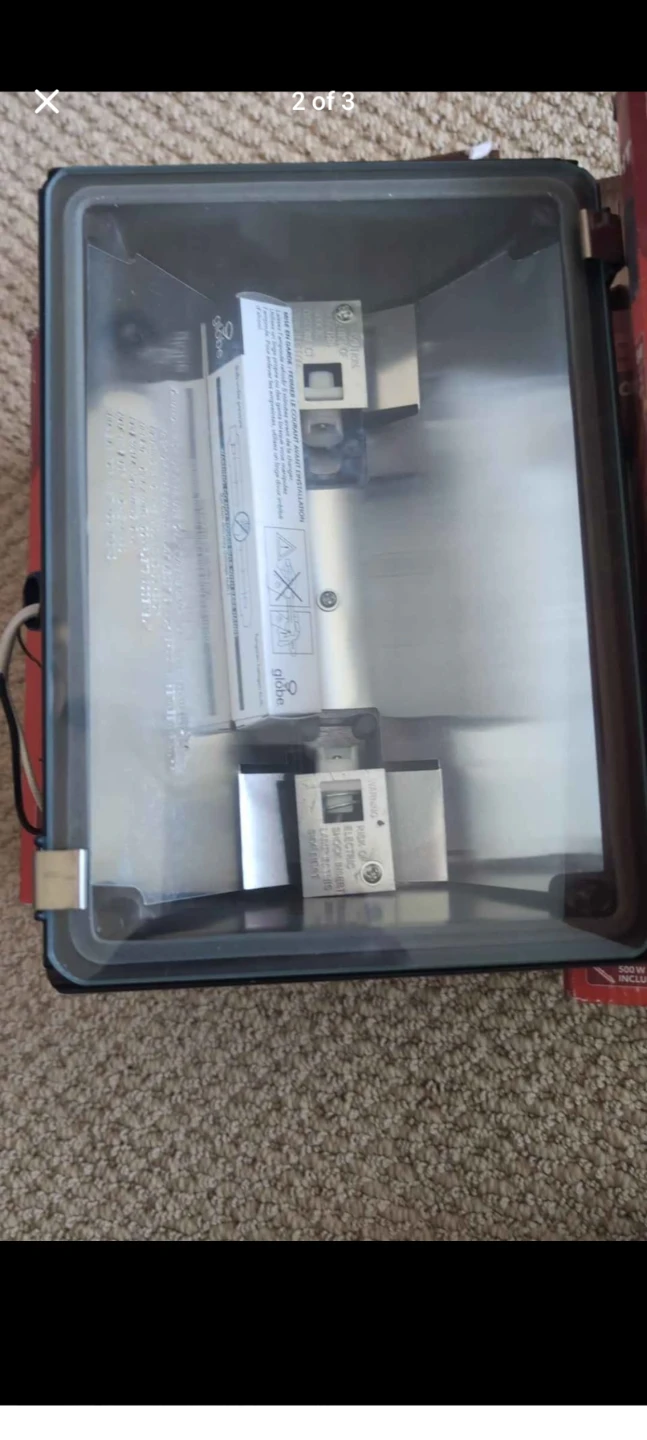 Globe Security Flood Light 500W Halogen Bulb - photo 2
