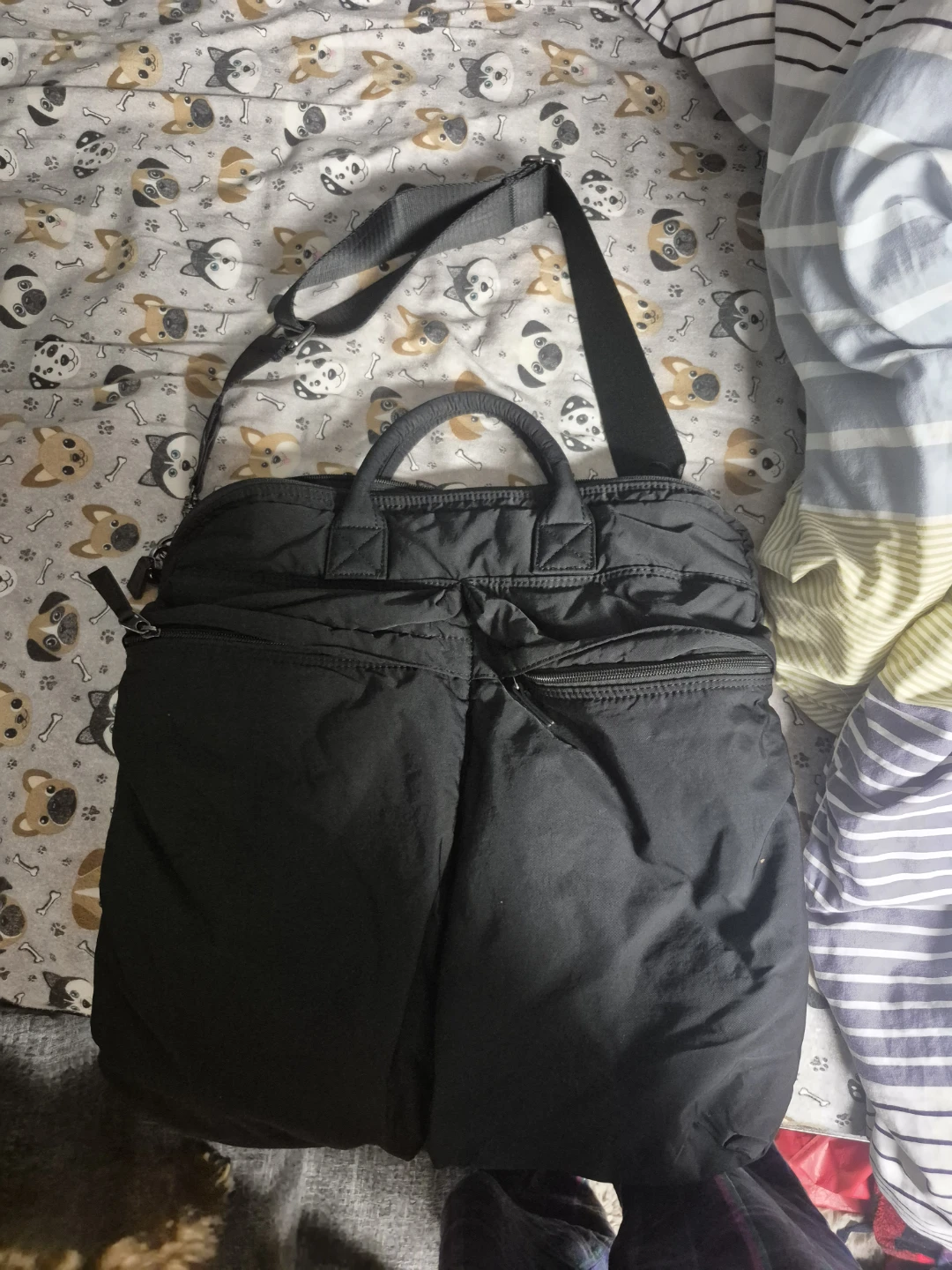 POIK Black Tote Bag