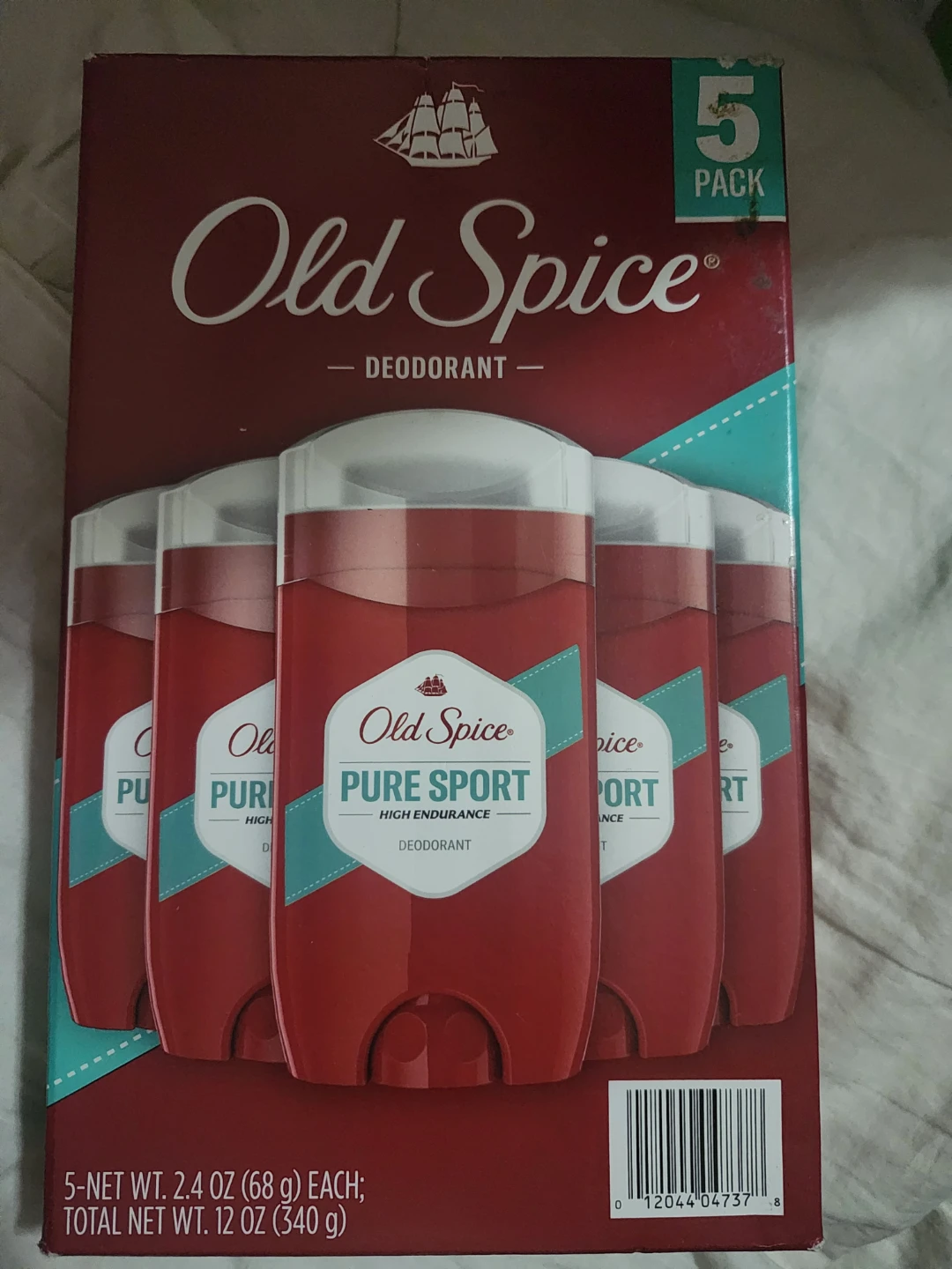 Old Spice Pure Sport Deodorant 5 Pack