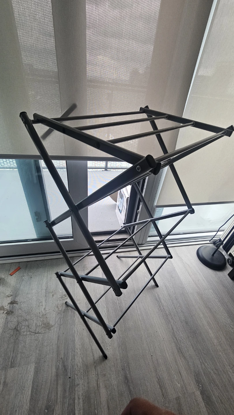 Foldable Drying Rack & Hanger Clips Set