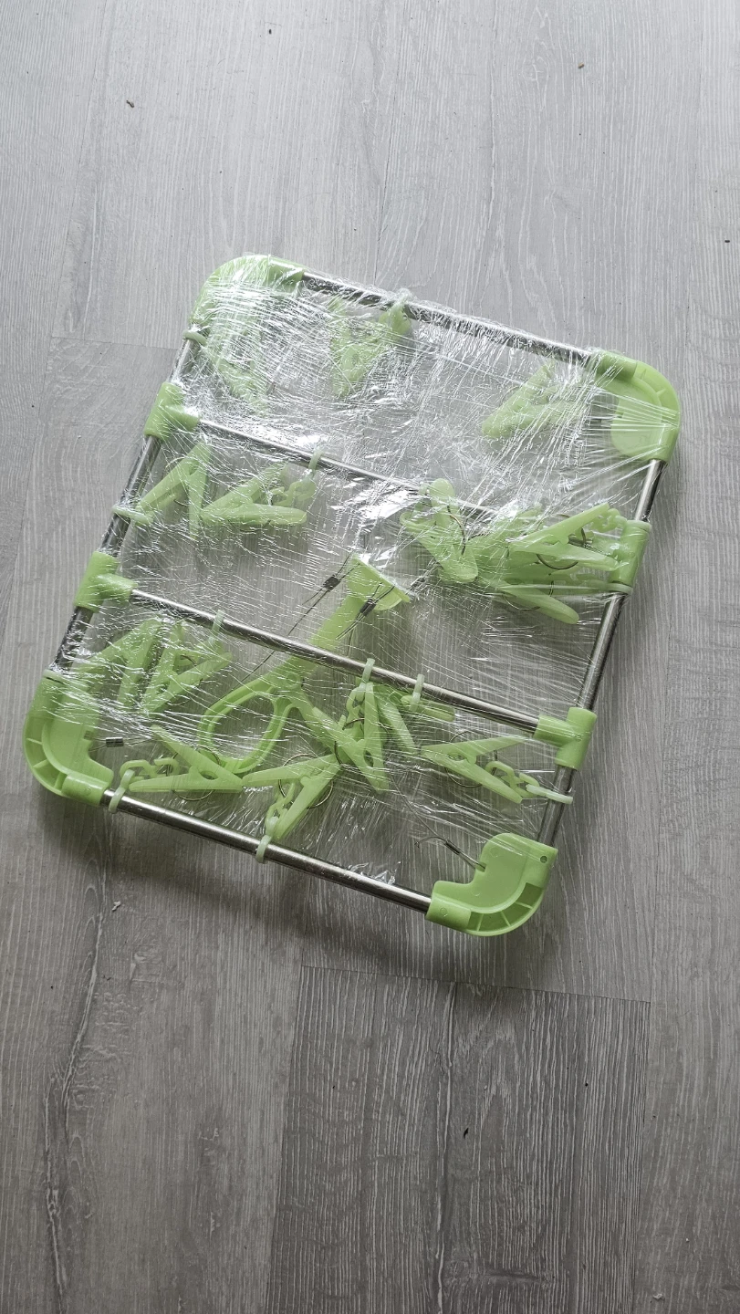 Foldable Drying Rack & Hanger Clips Set - photo 4