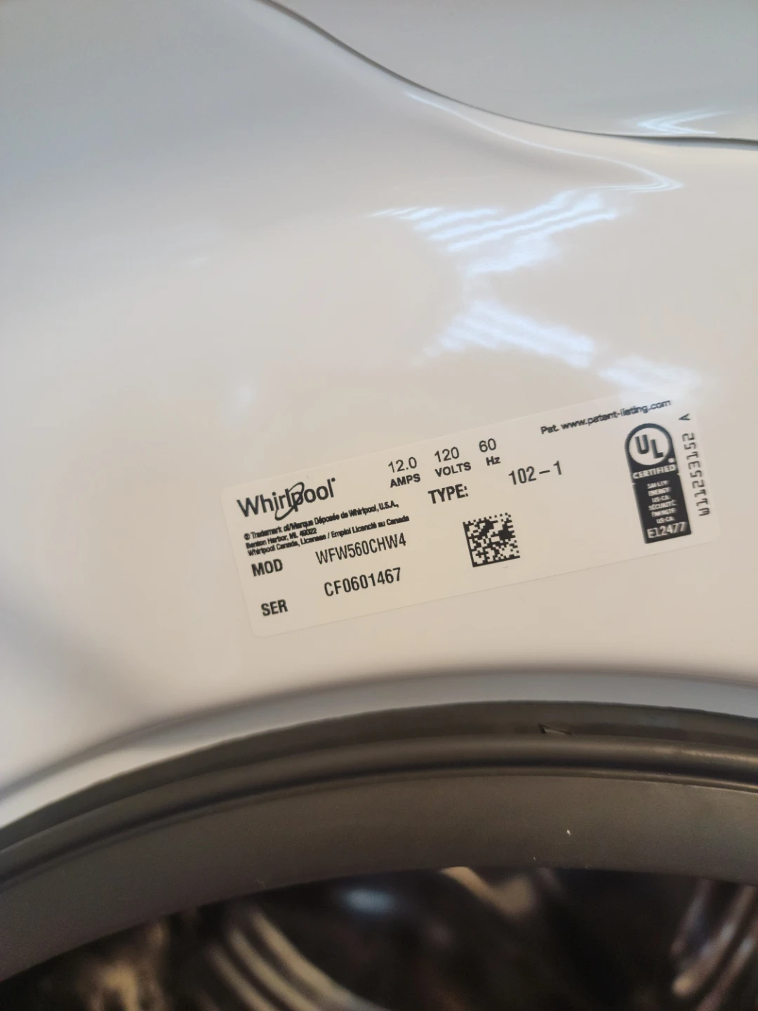 Whirlpool Stackable Washer and Dryer - photo 2