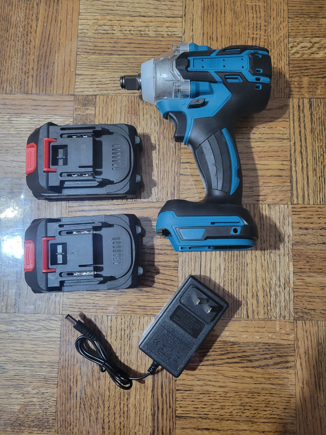 NEW Cordless Impact Wrench (1/2") with 2 Batteries and Charger