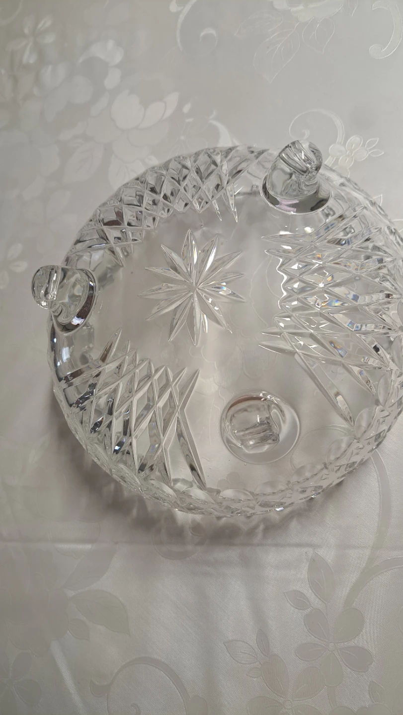 Large Crystal Footed Bowl - photo 4