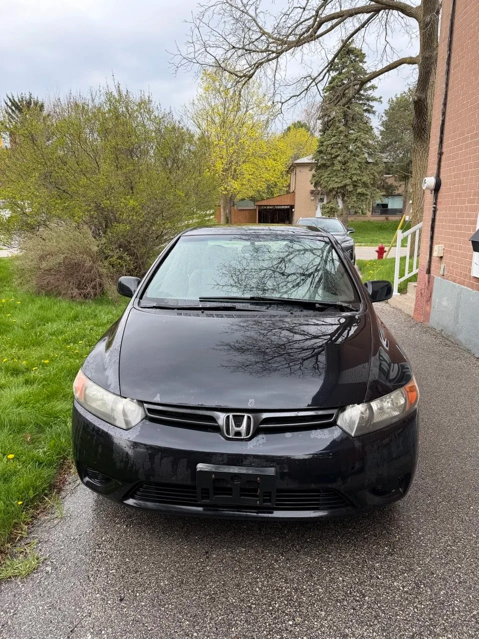 Black Honda Civic Coupe