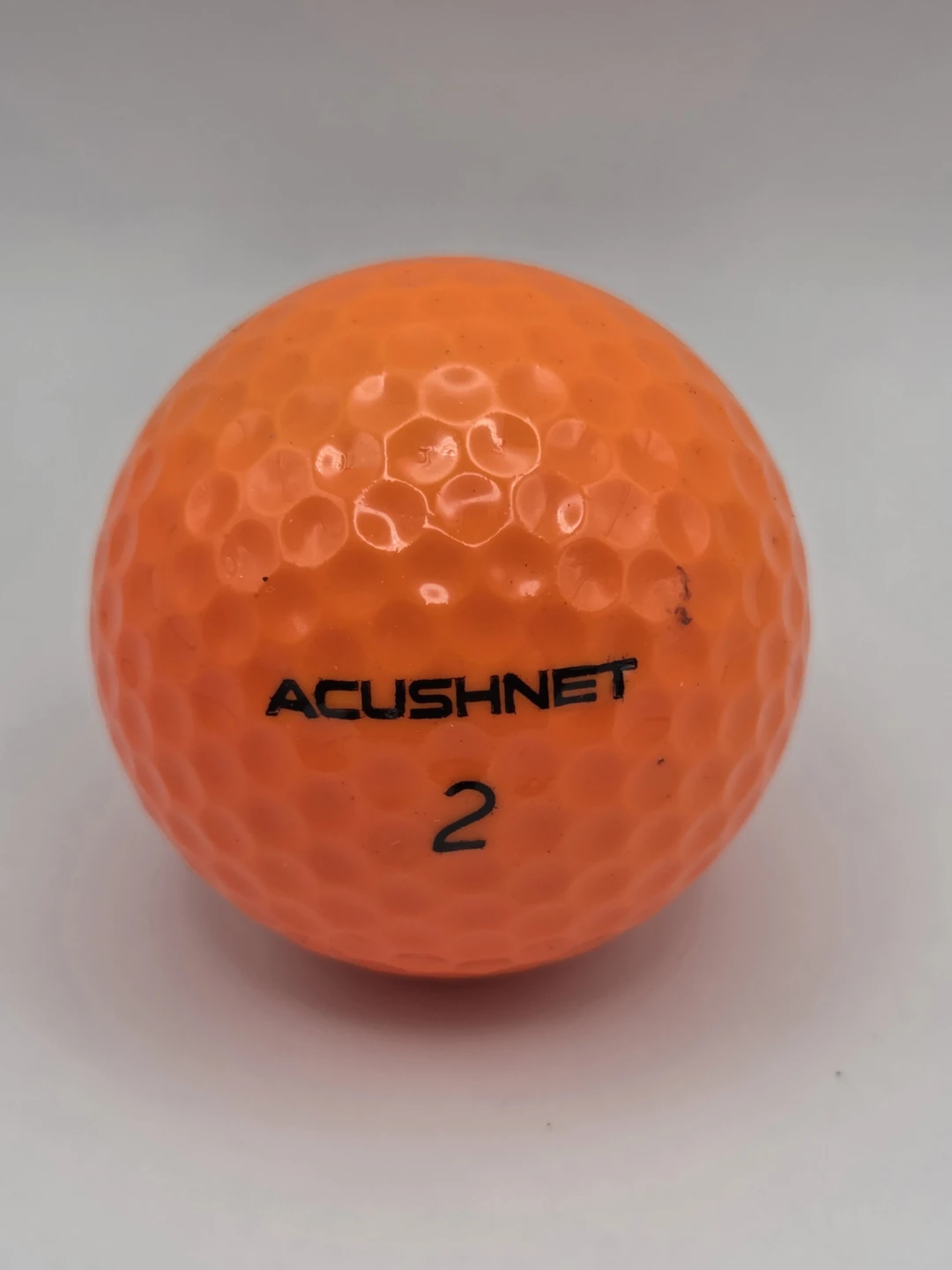 Acushnet Orange Golf Ball with Mickey Mouse Design - Number 2 - photo 3