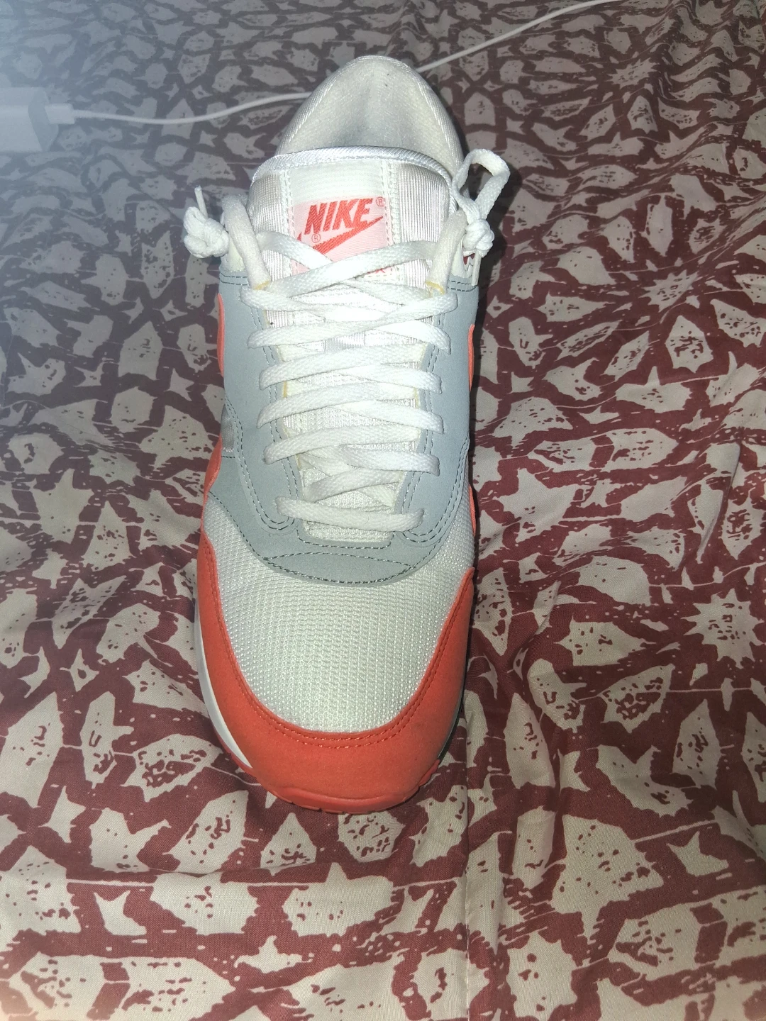 Nike Air Max 1 "Light Smoke Grey/Orange"