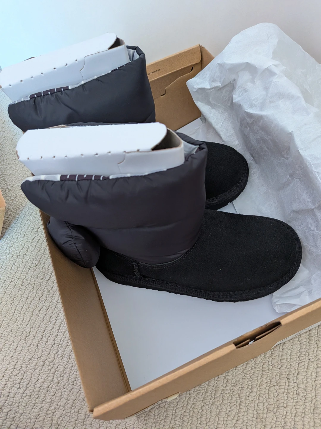 UGG Kids Black Bow Winter Boots - Size 13 - photo 3