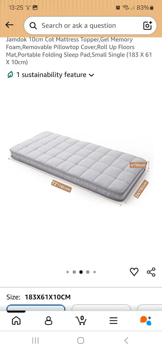 Portable foam mattress-Single - photo 4