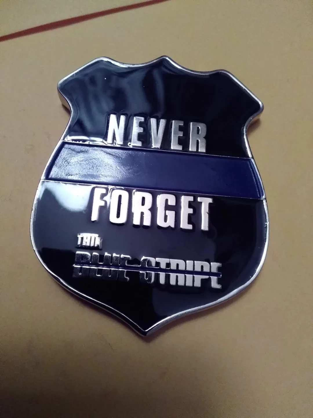 Superman Thin Blue Line Challenge Coin - photo 2