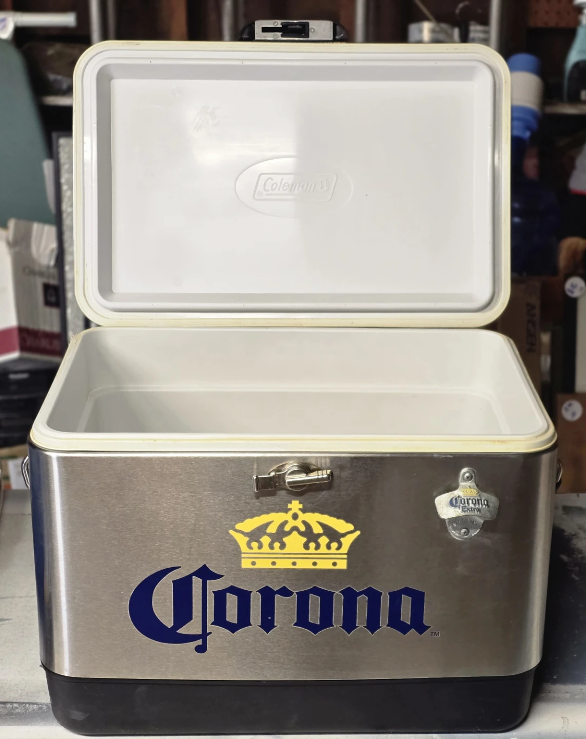 Coleman Corona Extra Cooler Ice Chest w/ Bottle Opener - photo 5