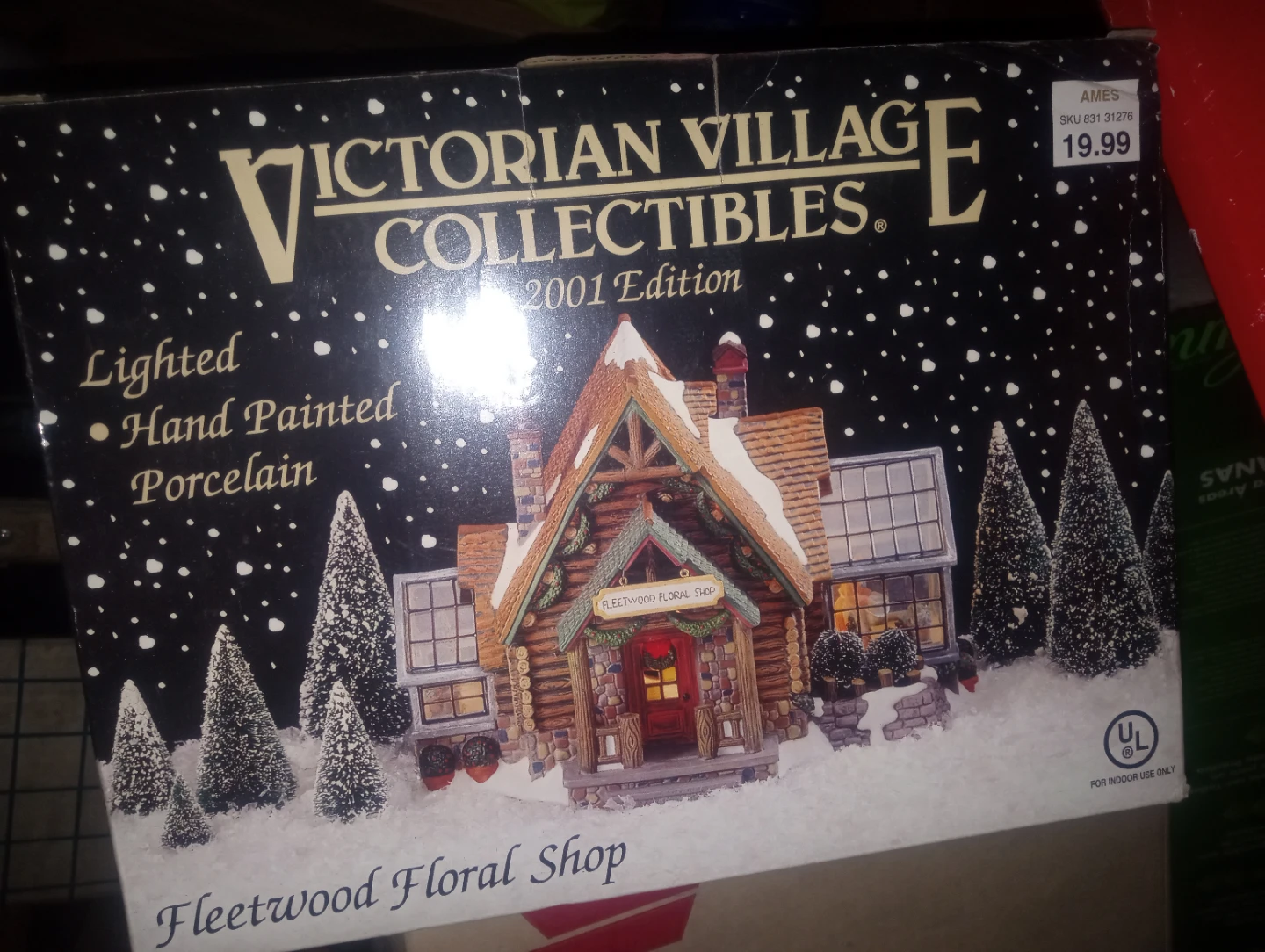 Victorian Village Collectible Porcelain Fleetwood Floral Shop
