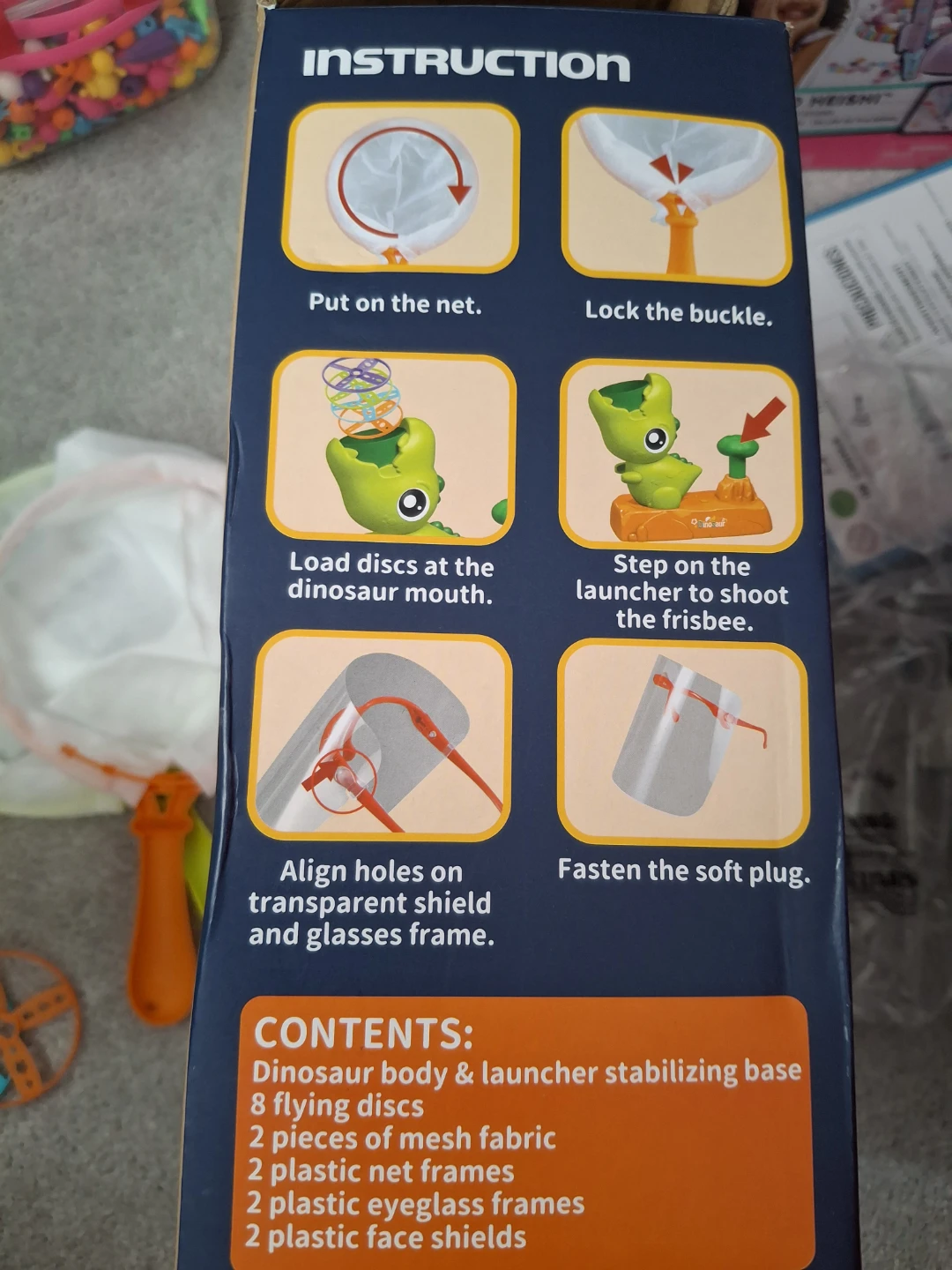 Dinosaur Disc Launcher Catch Game - photo 4