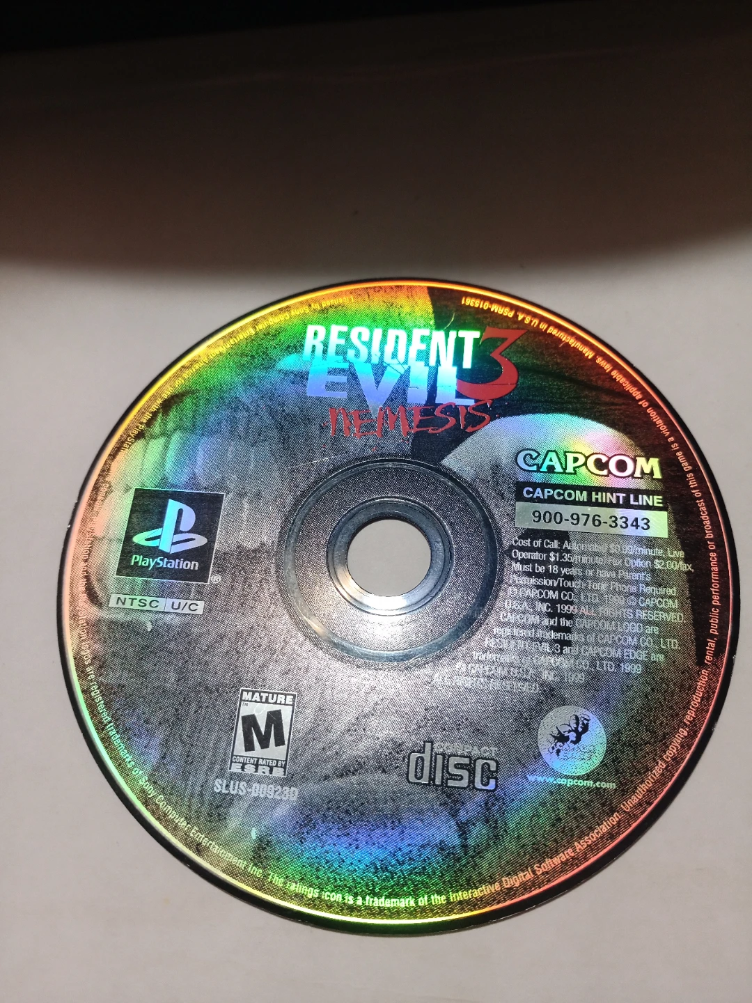 Resident Evil 3: Nemesis for PlayStation 1