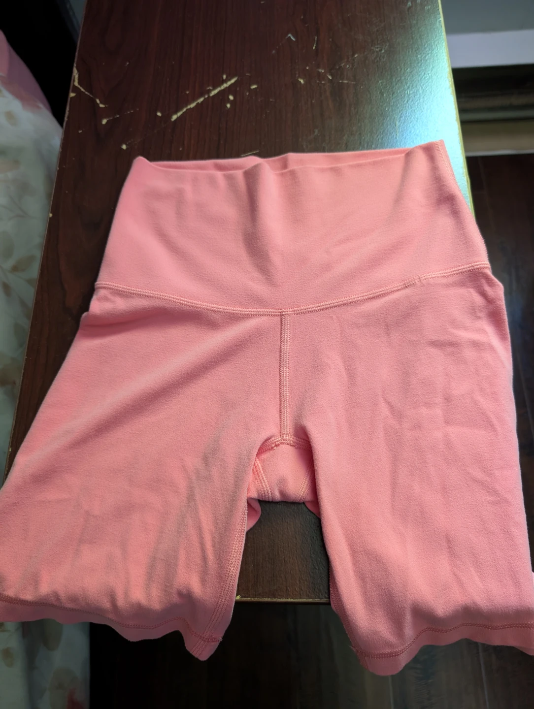 Tna Pink High-Waisted Biker Shorts XS - photo 2